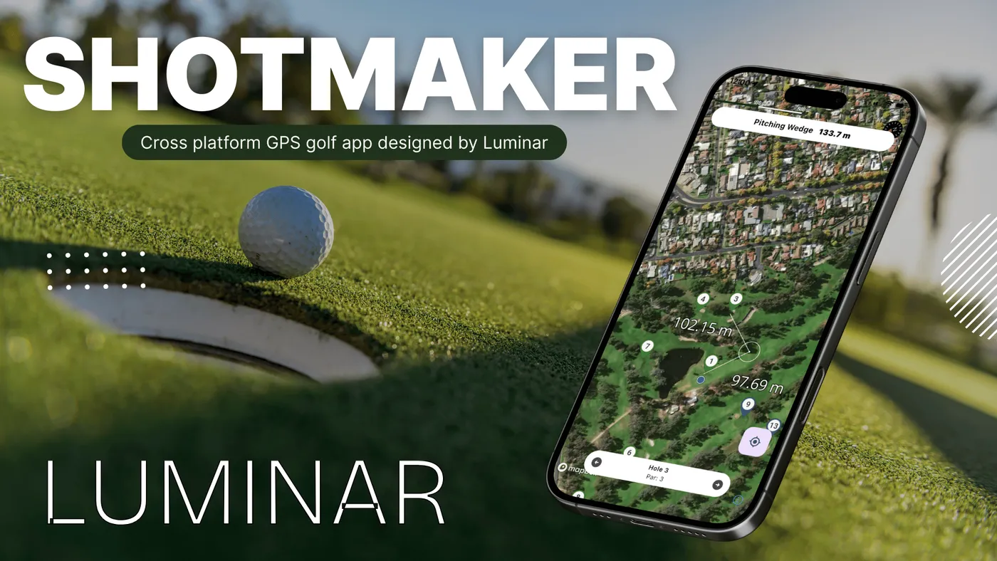 ShotMaker app showing RTK GPS accuracy